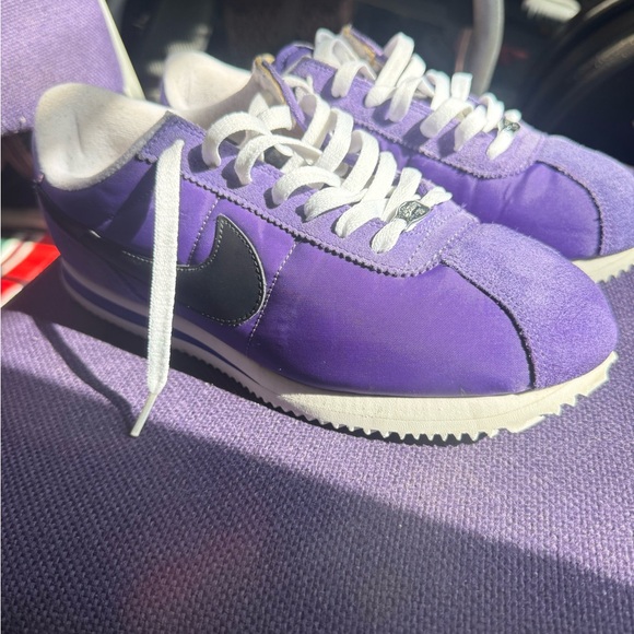 Nike Other - Nike Purple and Black Cortez Sneakers